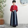 Hanfu Children's Traditional Costume: Boys' National Studies and Girls' Ancient Ruqun Tang Suit for School Performances.