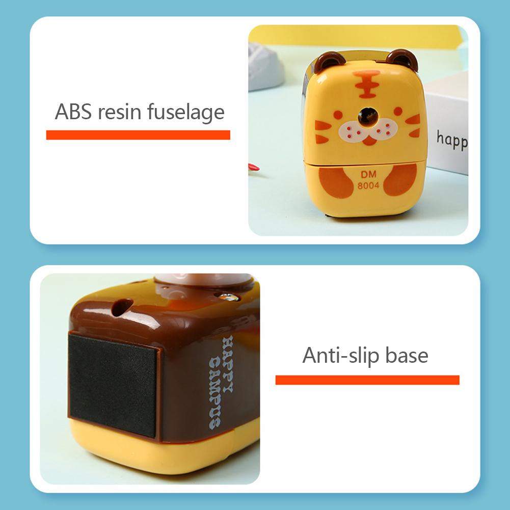 Animal Shaped Cartoon Panda Tiger Pencil Sharpener Kids School Sipplies Home Office Desktop