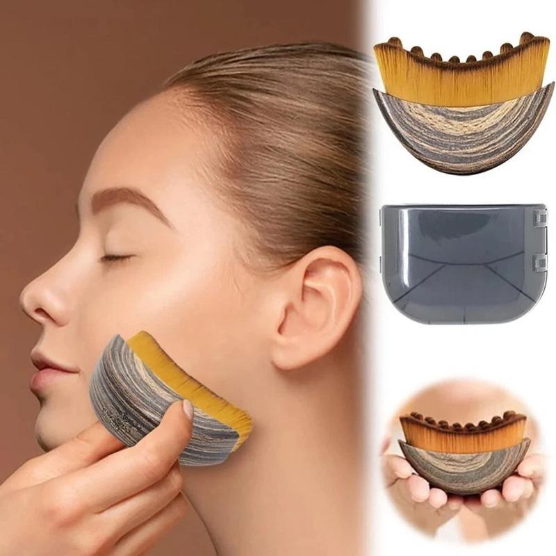Lymphatic Contour Facial Massage Brush, Eye and Neck Care Brush