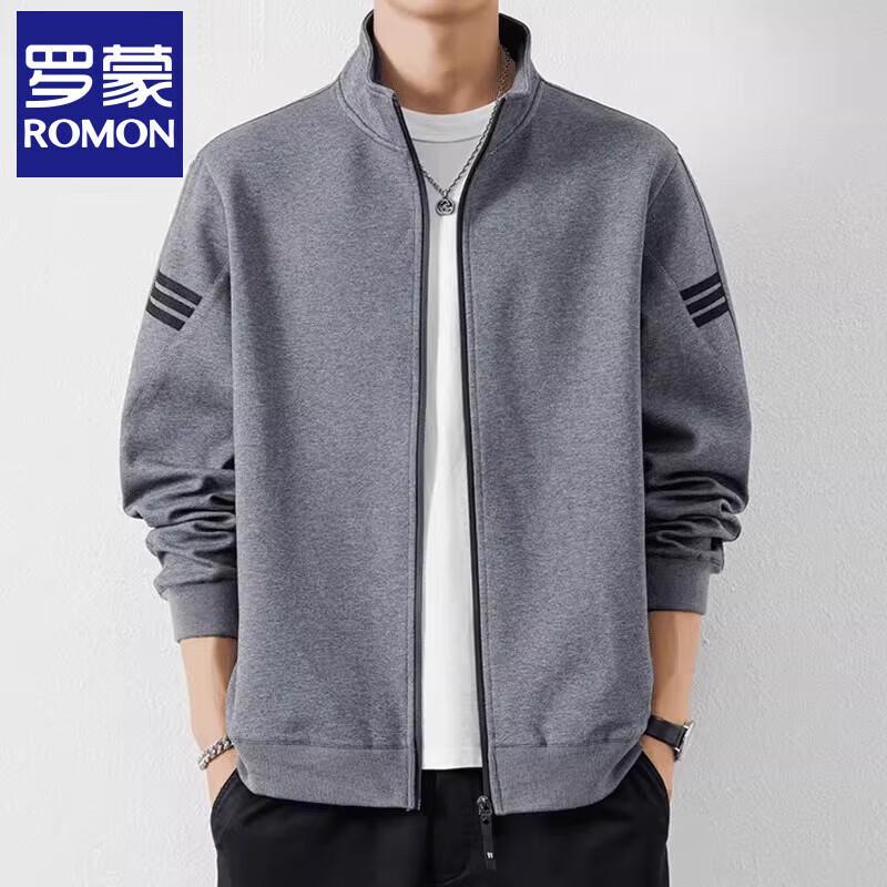 

Rommon Men s Stand Collar Casual Jacket 5XL