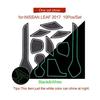 Nissan New Leaf 2nd Generation ZE1 Non-Slip Mat LEAF 2017- Current Pocket Mat Rubber Mat Interior Parts Console Mat Anti-Slip Mat Accessories (White)
