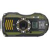 Pentax Waterproof Digital Camera PENTAX Green 1cm Macro Macro Stand Included Electronic Compass Sub LCD Qi Standard PENTAX 12663 WG-3GPS WG-3GPSGR