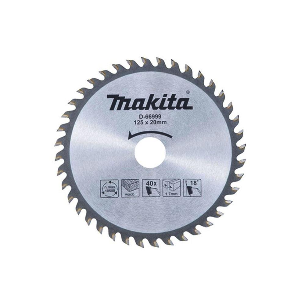 

[5 дюймов 125 мм] Дисковая пила Makida D 66999 [для древесины толщиной 1,7T, 40 лезвий]