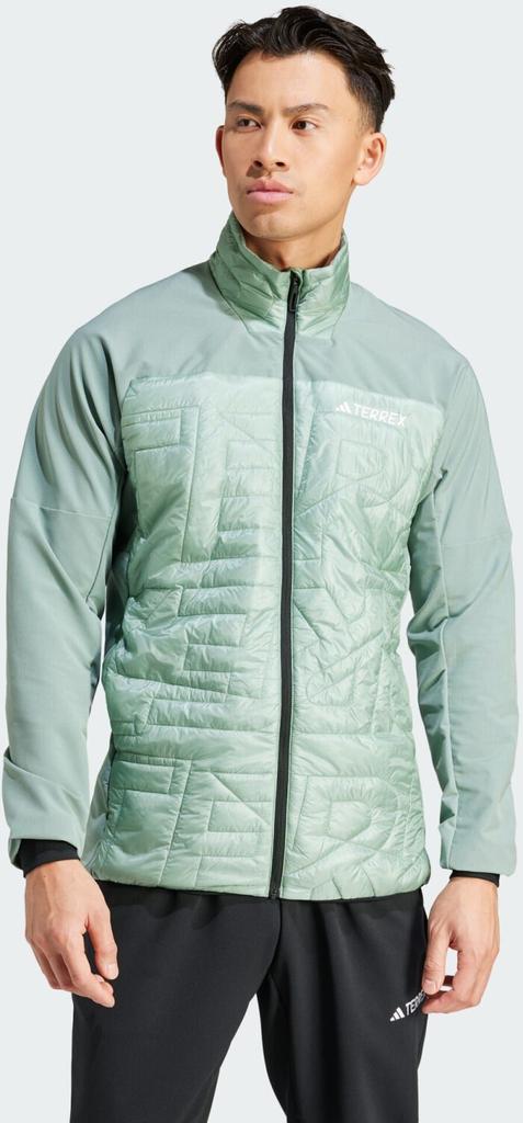 Jacket Adidas Terrex Xperior Varilite Primaloft Hybrid Jacket Men Silver Green