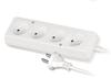Housing Extension Cord 4 Sockets 3 Meters B/U - Vt-300-0403