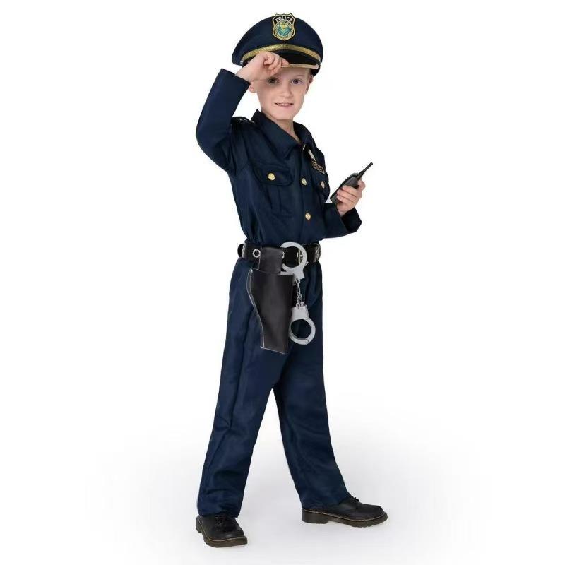 Kids Uniform Cosplay Set Halloween Role Play Costume for Makeup Party Performance