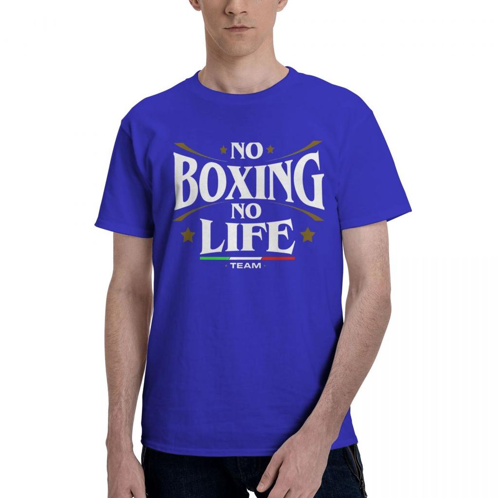 Boxing No Life Luxury 100 Cotton Casual Breathable Confortable Tshirt Funny Ugus TShirts Men Clothes