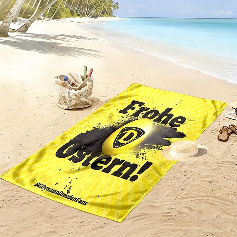 BFC Pride Print Beach Towel, Large Soft Quick Dry Towel for Beach Camping Swimming