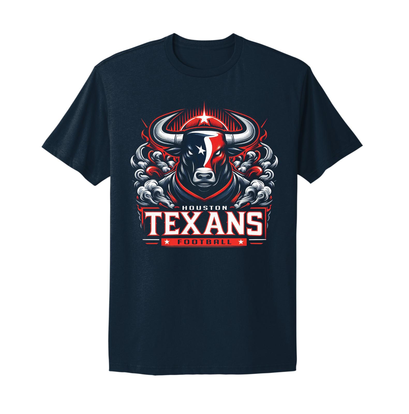 Houston Texans Bull NFL Unisex T-shirt XXL