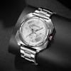 Concept Steel Belt Watch Male Personality Waterproof Calendar Luminous Square Quartz Watch