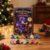Christmas Tree Hanging Ornaments Dragon Advent Calendar 2026, 2D Flat Acrylic Ornaments, Unique Gifts 24 Days Countdown Gift Box for Kids, Fantasy