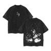 Zenin Maki Jujutsu Kaisen Bedrucktes T-Shirt Gothic Yk Anime Gewaschenes T-Shirt Herren Kleidung Sommer Kurzarm Locker Baumwolle Tee Oberteile