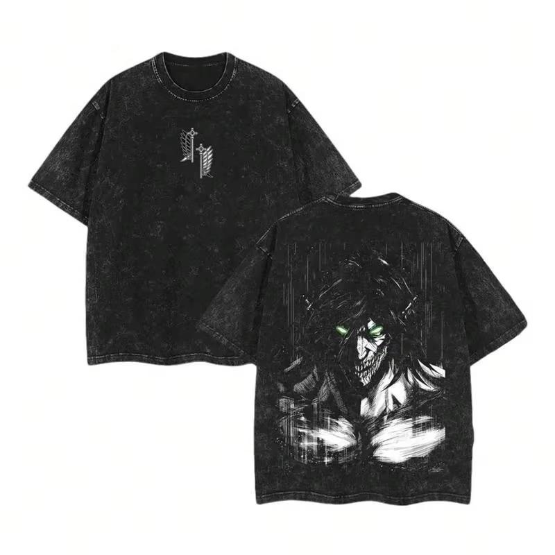 

Zenin Maki Jujutsu Kaisen Printed T Shirt Gothic Yk Anime Washed Tshirt Men Clothing Summer Short Sleeve Loose Cotton Tee Tops M