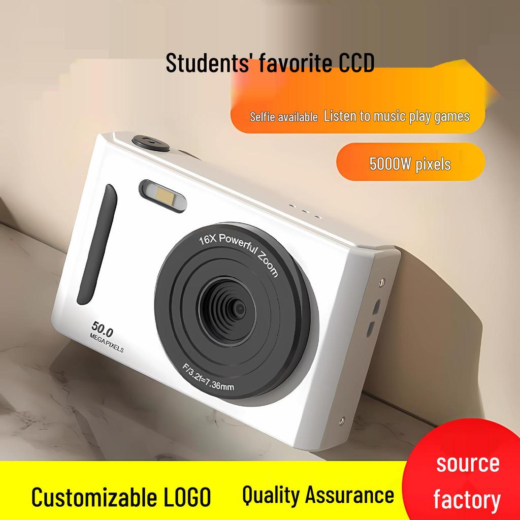 Retro 5K HD Portable Camera for Kids and Students