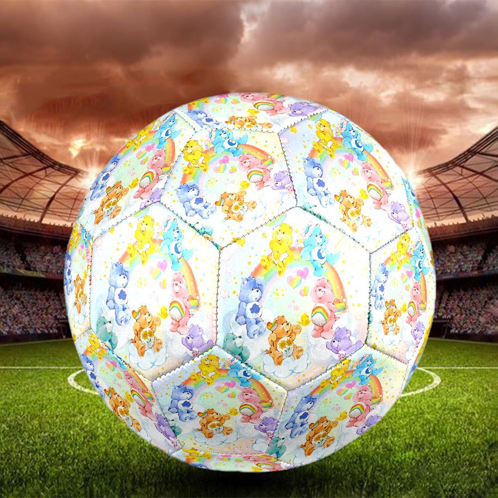 Care Bears Print Size 5 Soccer Ball, Standard Match Football for Sports Game and Team Practice, Ideal Gift for Soccer Fans