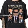 Maglietta Vintage Michael Scott, T-shirt Grafica The Office Anni '90, Maglietta Retro Steve Carell