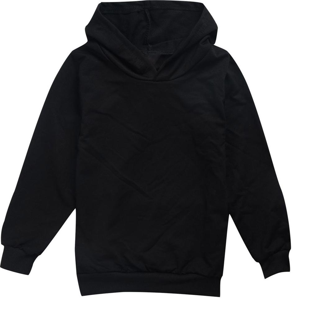 Big Kids' Solid Hoodie - Unisex Pullover Sweatshirt