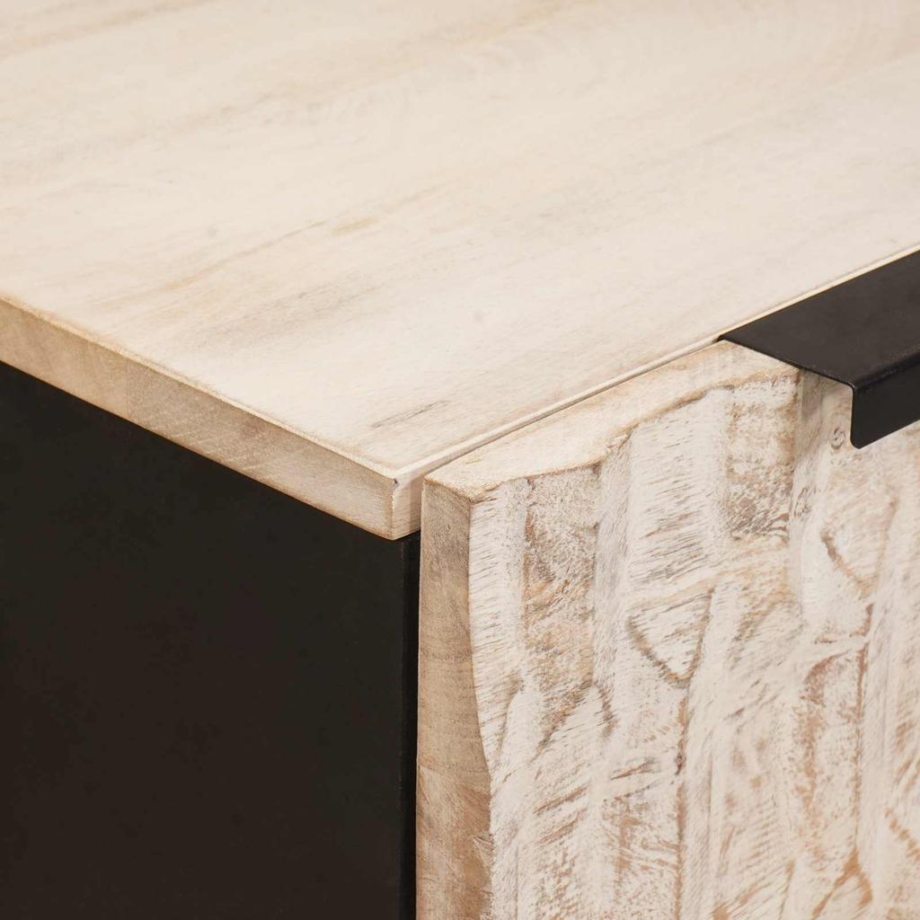 Sideboard White Washed Surface 60 x 33 x 75 cm