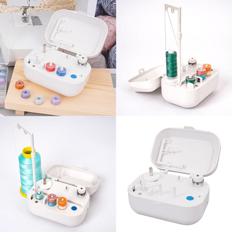 Electric Bobbin Winder White Household Industrial Automatic Bobbin Winder Electric Spool Winding Machine Sewings Tool