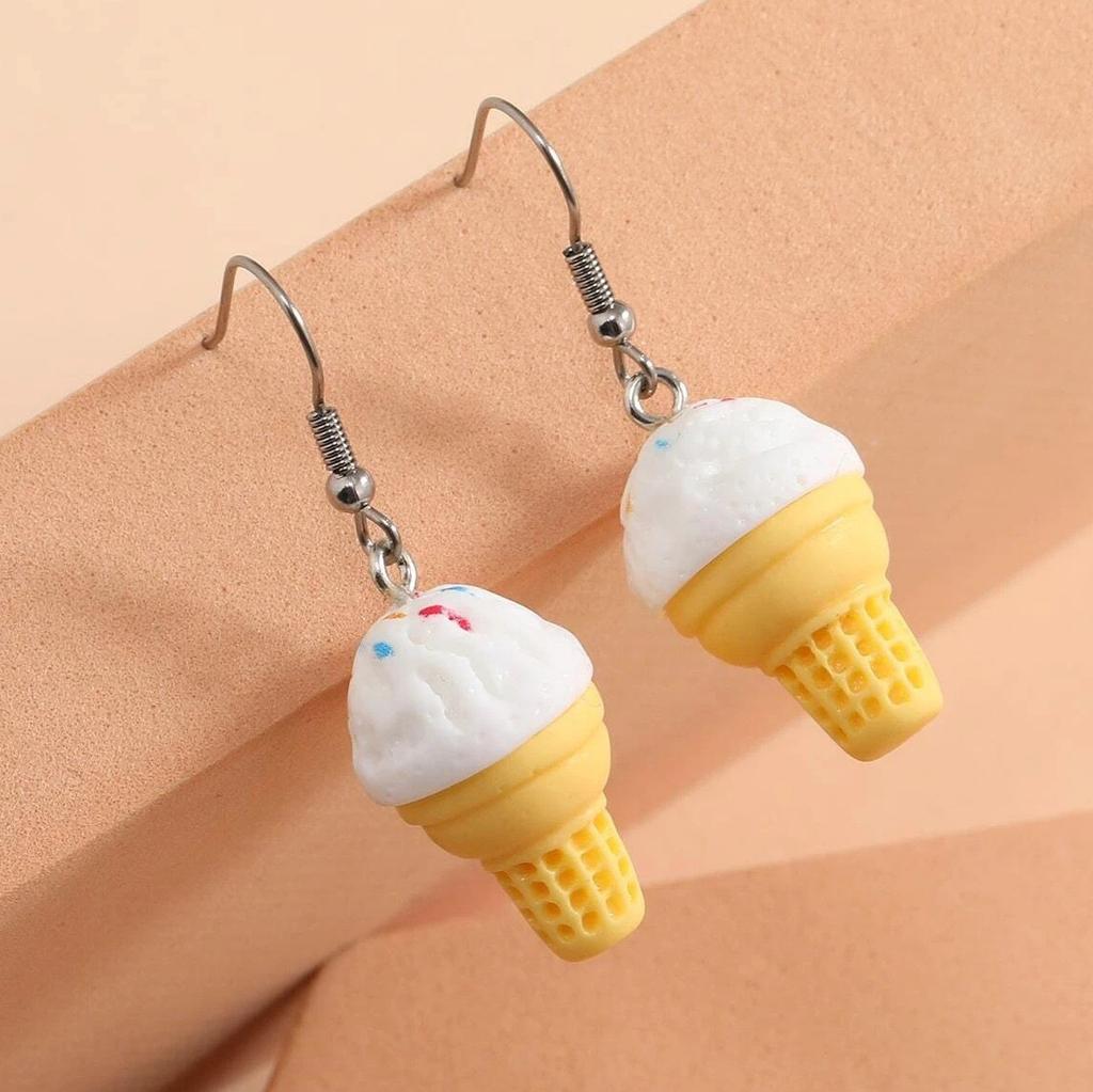 New Fashion Jewelry, Cute Design Cone Pendant Earrings, Sweet Temperament Necklace Two-piece Set