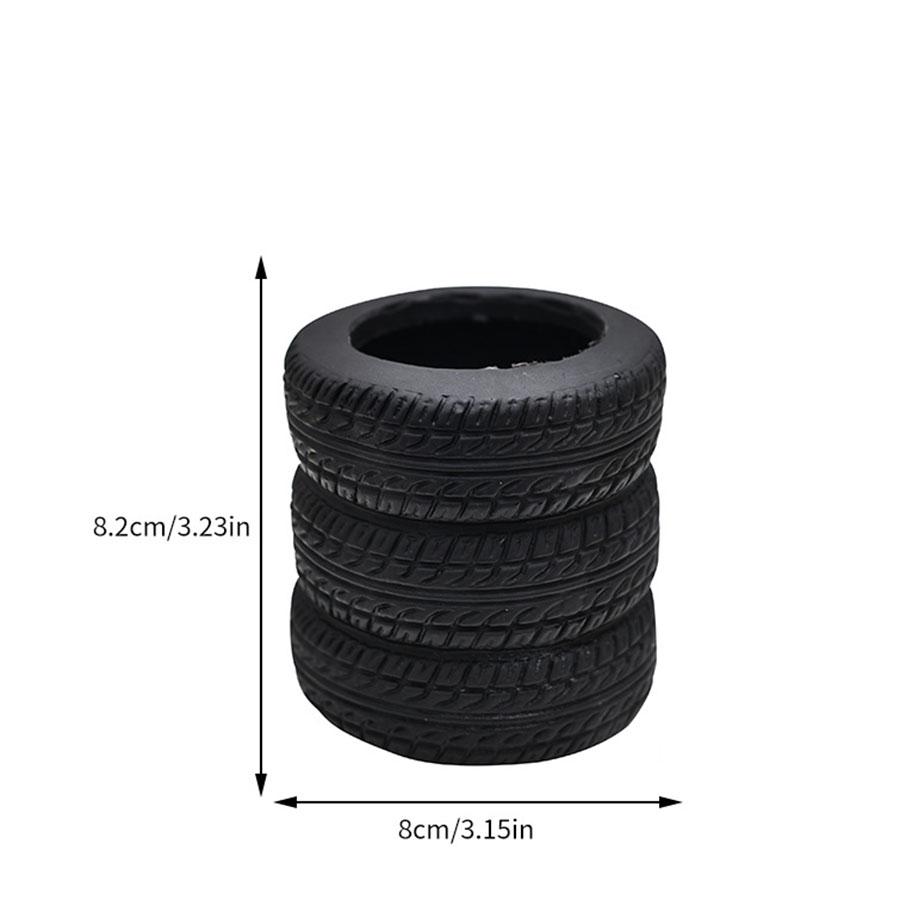 Creative tire pen holder, home desktop  storage decoration, student  stationery, makeup brush storage, boxed accessories