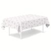 1pc Pink Bow & Star Disposable Plastic Tablecloth, Elegant Party Decoration for Weddings, Bridal Showers, Birthdays, Baby Showers, and Celebrations