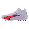 Puma Ultra Pro High-End High-Top Casual Comfortable Breathable MG (Rubber Short Studs) Fabric Soccer Shoes Men soccer shoes White Red 107508-01