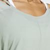 Adidas Solid Color Round Neck Short Sleeve T-Shirt Women Tops Green HR5078