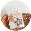 3/4pcs  Frosted Simple Hair Clips for Girls Star Oval Triangle Square Hair Clips Kids Snap Hair Clips Pentagram BB Clip