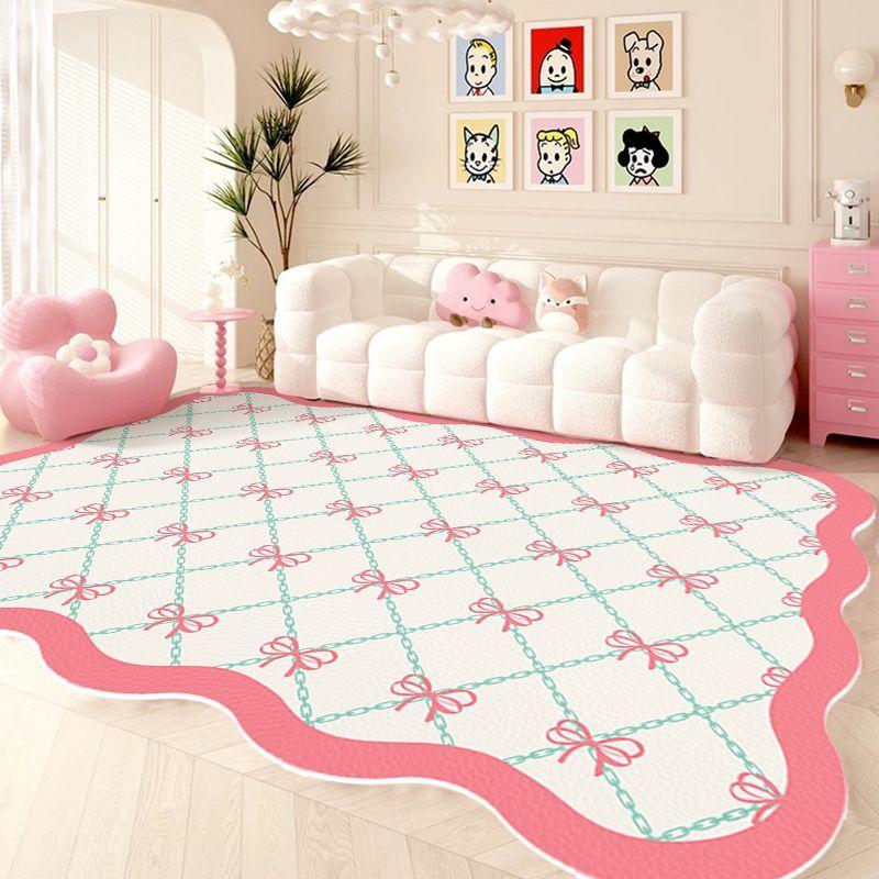 Cartoon Wohnzimmerteppich Niedlicher Couchtischteppich Wohnstil Unregelmäßig Große Fläche Schlafzimmer Voller Bodenmatte