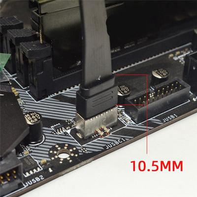ABMH-USB 3.1 Frontpanel-Header Typ E Stecker zu Typ C Buchse Anschluss Motherboard Erweiterungskabel Übertragungsverkabelung