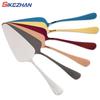 Butter Knife Colorful Stainless Steel Serrated Edge Cake Server Blade Cutter Pie Pizza Shovel Cake Spatula Baking Tool Knives