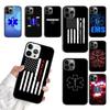 EMT EMS Medical Rescue Phone Case For iPhone 17 Air 15 16 16e 11 12 13 14 Pro Max Cover For iPhone 17 Air Max Plus Fundas