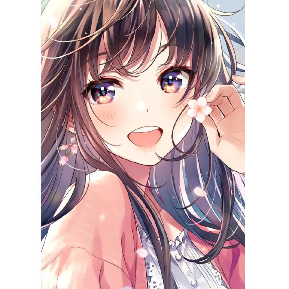 Full Round Drill 5D DIY Diamond Painting "Cartoon Women" 3D Embroidery Cross Stitch 5D Home Decor