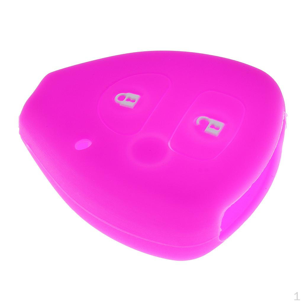 

2 Button Auto Car Key Fob Case Cover Cap Shield фиолетовый