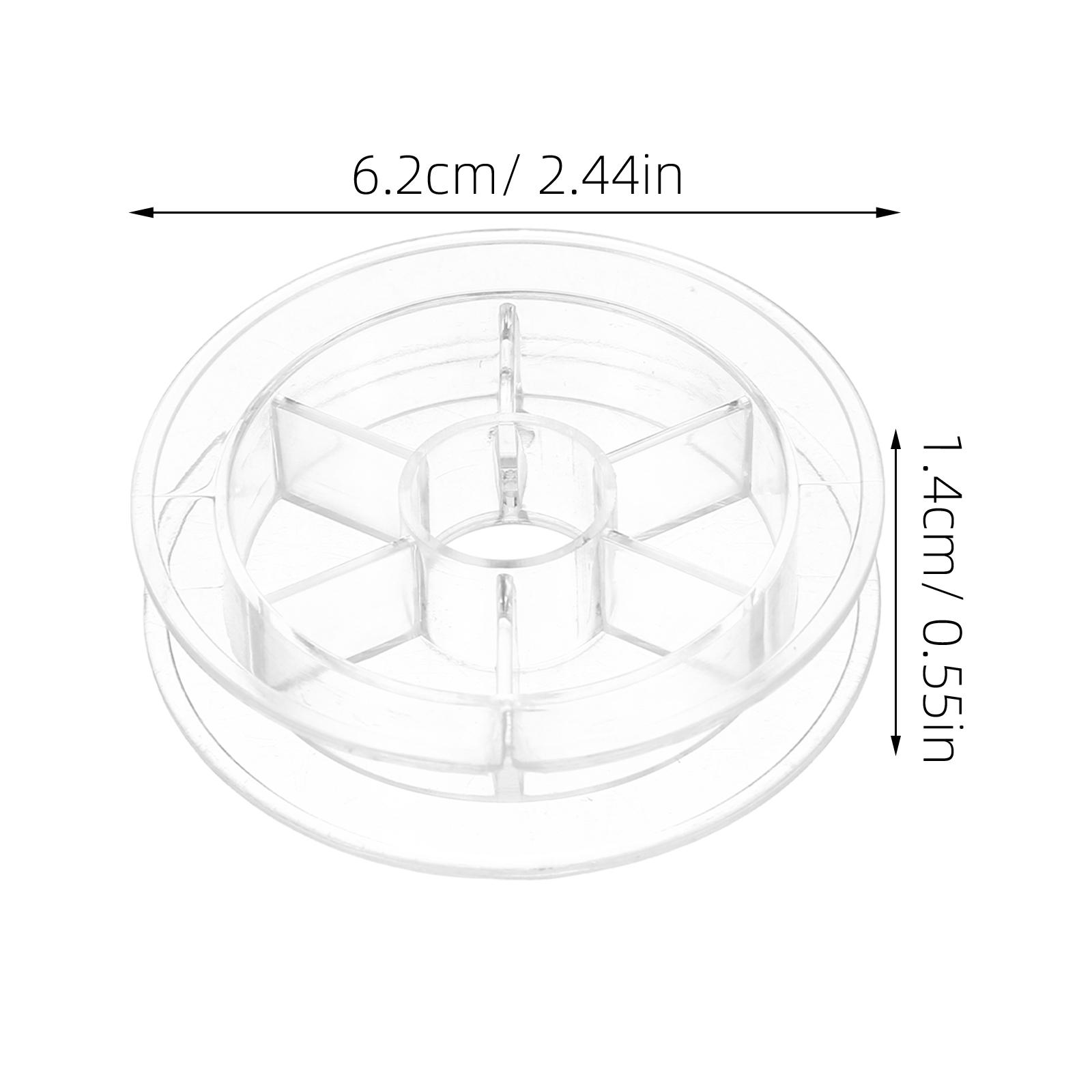 20Pcs Spool Storage Tray Yarn Sewing Spools Embroidery Thread Holder Stitching Empty Winding Plastic Sewing Thread Spools