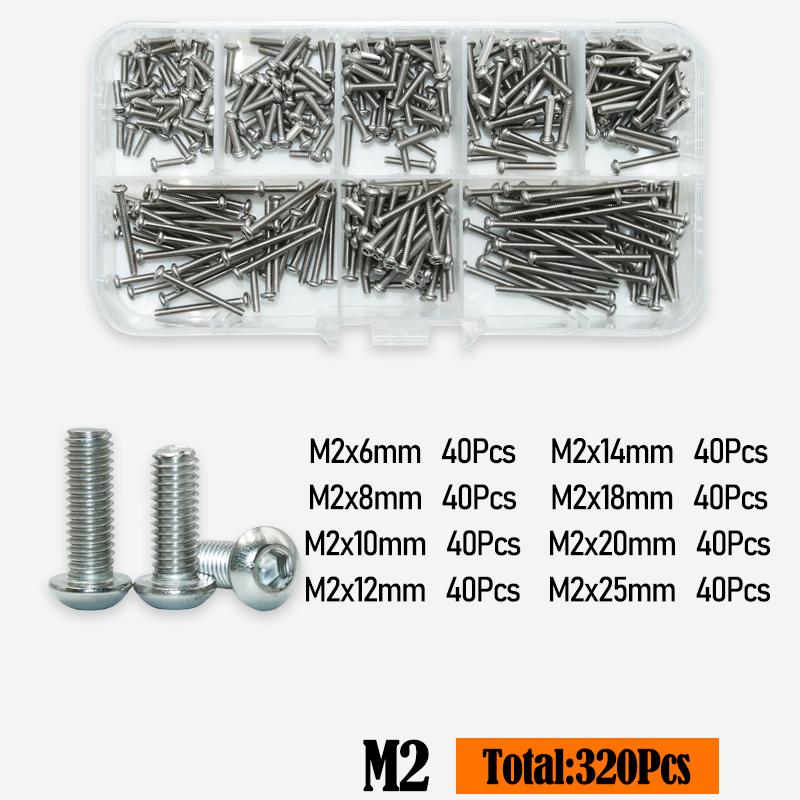 

M2 M3 M4 M5 M6 M8 M10 304 Нержавеющая сталь шестигранные винты с круглой головкой и шестигранным углублением под ключ мебельный крепежный болт
