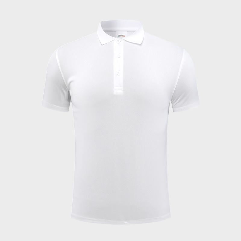 Custom Quick-Dry Lapel Polo Shirt - Short Sleeve, Solid Color, Perfect for Workwear and Summer Sports