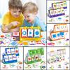 Montessori Educational Materials Baby Toys Desktop Learning Cards English Color Shape Animal Kindergarten Cognitive Flash Cards