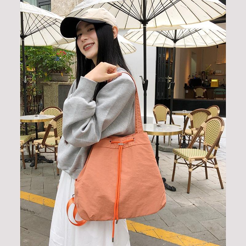 Backpack New Versatile Drawstring Travel Backpack Fashion Lazy Shoulder Bag Student School Bag