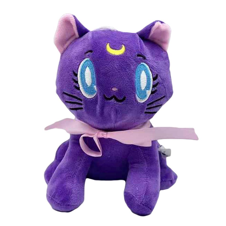 

20 см/25 см кавайная плюшевая игрушка Сейлор Мун Лунная кошка Лунный заяц милая девочка сердечко заполнено аниме кукла подарок украшение для дома спальни 20cm