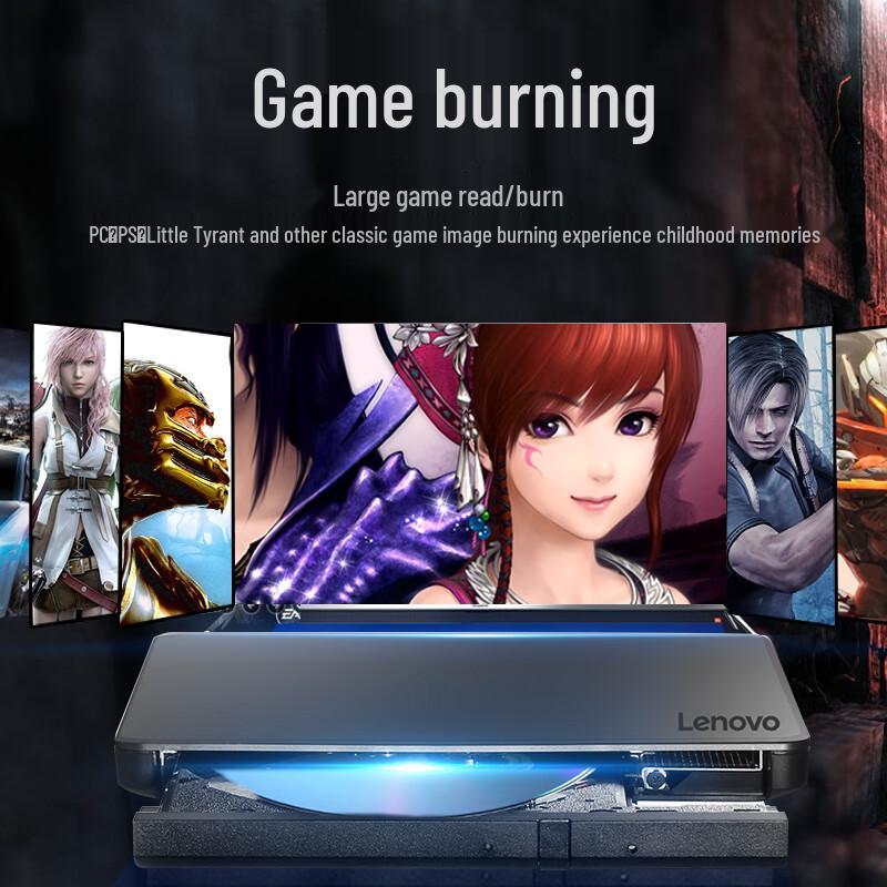 Lenovo DB85 8X Type-C/USB External DVD Burner