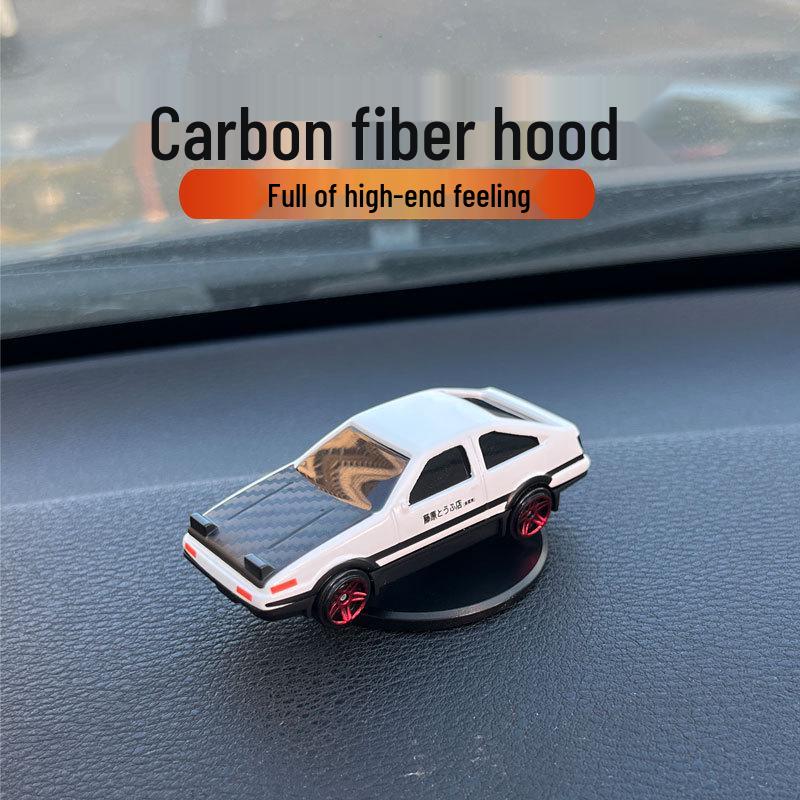 Alloy AE86 Drift Car Model: Rotating High-End Mini Ornament Toy