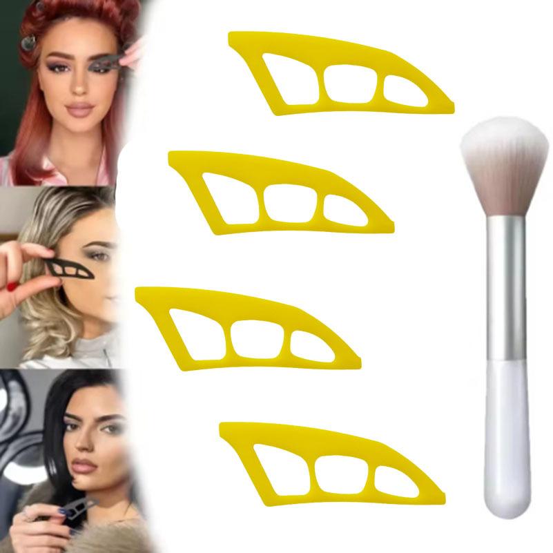 Eyetour Your Glam Bestie – Reusable Eye Makeup Guide Set for Beginners, Includes Eyeliner & Eyeshadow Stencils, Flexible & Easy To Clean