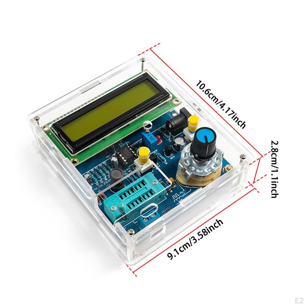 Capacitance and Inductance Meter Inductor Tester Electronic DIY Kit for Classroom