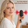 Fluier localizator chei cu senzor audio Găsire ușoară a cheilor Echipament anti-pierdere Duritate ridicată Lumină de noapte Localizator chei