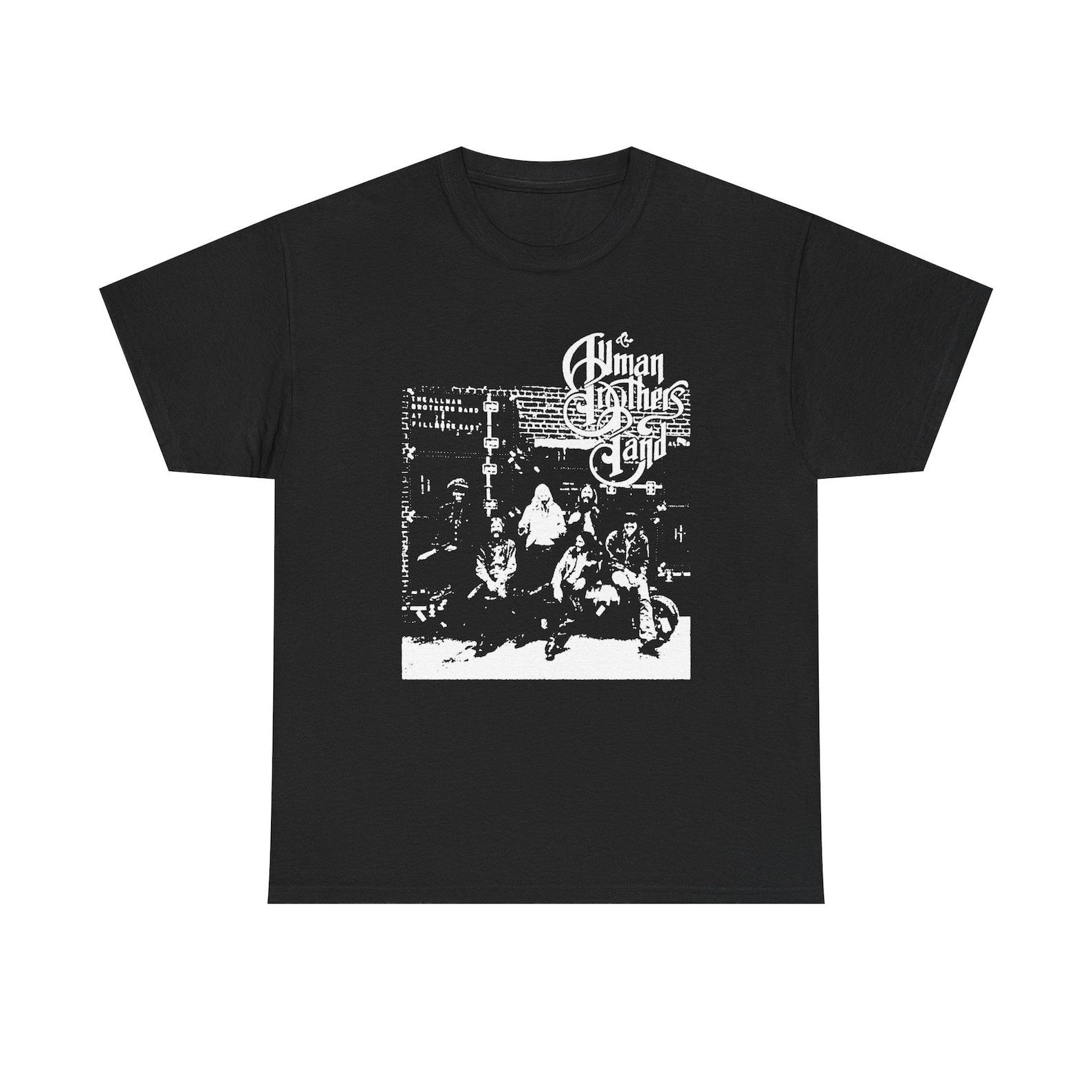 The Allman Brothers Band Vintage Shirt, 70s Southern Rock Tee, Classic Blues Rock Graphic T-Shirt, Retro Music Gift 100
