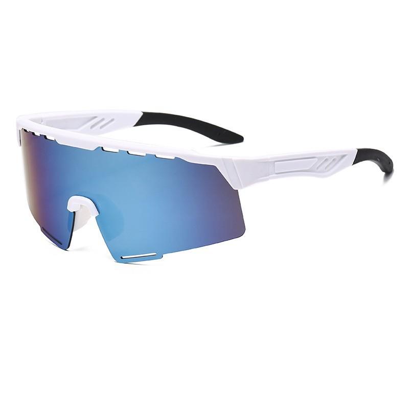 Fashionable And Colorful Sports Sunglasses, Large Size. Outdoor Cycling Sunglasses, Windproof, Sun Protection,Uv Protection9855