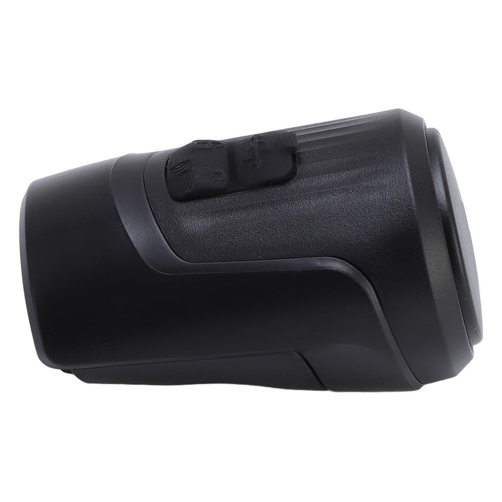 Cycling Horn Mountain Cycle Horn 125db Anti Theft Alarm Loud USB Rechargeable Cycling Gear Black