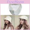 Summer Womens Bucket Hat With Embroidered Print For Casual Beach And Sun Protection